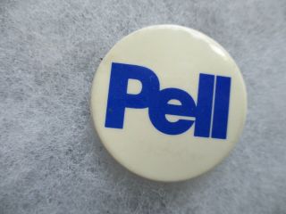 Claiborne Pell Rhode Island Local Senator Pin Back Campaign Senate Button Badge