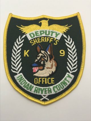Indian River County Sheriff’s Office Deputy K9 Canine Unit Patch Florida