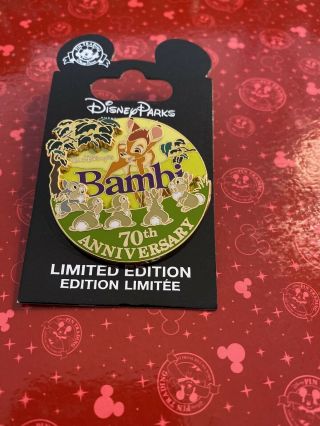 Walt Disney World Disneyland Pin - Bambi - 70th Anniversary - Thumper W/ Sisters