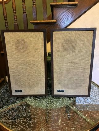 Vintage 1974 The Smaller Advent Loudspeaker Speakers - Cabinets & Grills