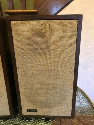 Vintage 1974 The Smaller ADVENT Loudspeaker Speakers - Cabinets & Grills 3
