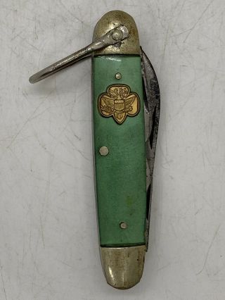 Old House Find Antique Vintage 1950’s Girl Scouts Camping Folding Pocket Knife