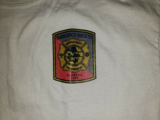 Osceola County Florida Emergency Services Fire Rescue T Shirt Large