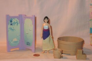 Disney Mulan Matchmaker Figure With Some Accessories; By Mattel 1998
