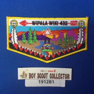 Boy Scout Oa Wipala Wiki Lodge 432 S41.  5 Vigil Order Of The Arrow Flap Patch