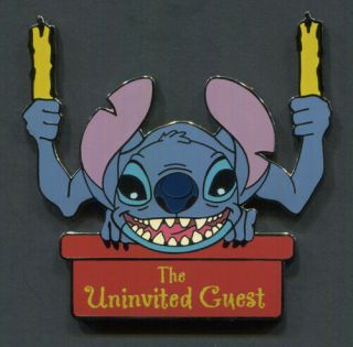 Disney Pin Stitch As Haunted Mansion Gargoyle " The Uninvited Guest "