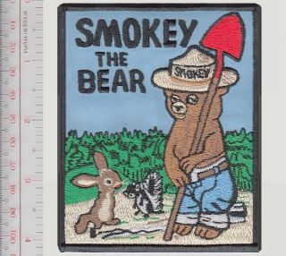Smokey The Bear Hot Shot Wildland Firefighter Usfs Us Forest Service Sm Patch
