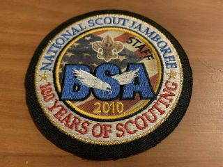 Bsa,  2010 National Scout Jamboree Staff Patch,  85 Mm