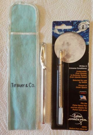 Vintage Tiffany Sterling Silver Ballpoint Pen Teardrop Elsa Peretti W/refill Bag