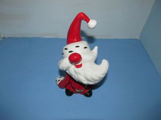 Vintage Kreiss & Co Psycho Santa - Bad Santa - Vintage ceramic Santa - Mid Century 3