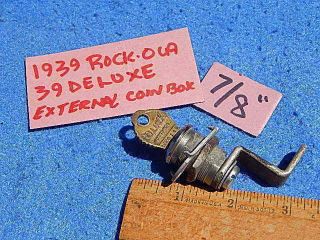 1939 Rock - Ola De - 39 Deluxe Profit Sharing Cashbox Lock And Key 27ro - 149