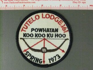 Boy Scout Oa 161 Tutelo Lodge 1973 Event 6369jj
