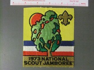 Boy Scout National Jamboree 1973 Jacket Patch Sample ??? 7319jj