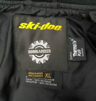 Vintage Ski - doo Team Bombardier Jacket Men ' s XL Racing PERFECT 440346 3