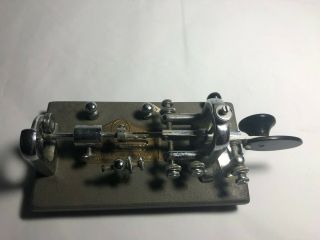 Vibroplex No.  245604 Standard Telegraph Key Bug Ham Operator Morse Code Vintage