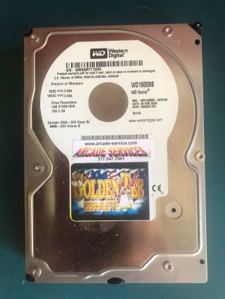 Golden Tee Complete Hard Drive Only For Upright It Golf Arcade Machine Game