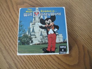 Vintage The Magic Kingdom At Walt Disney World 8mm Color Film Home Movie