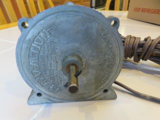 Vintage Merkle - Korff Gear & Co.  FLEXO - ACTION 115V AC 60cy Electric Motor w Plug 2