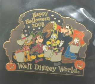 Walt Disney World Pin: Halloween 2003 - Fab 4 Pluto/mickey/donald/goofy,  Le 3500