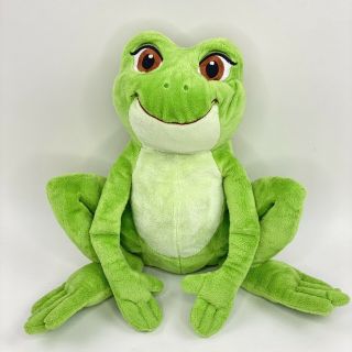 Disney Tiana Princess And The Frog Plush Green Sitting Stuffed Animal 11 "