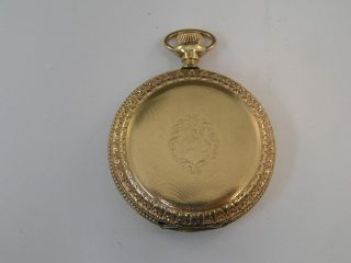Vintage Waltham Pocket Watch Hunter Case 15 Jewels 16 Size 54mm 1899