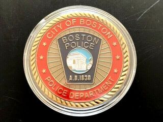 Boston Police Department Collectable Challenge Coin