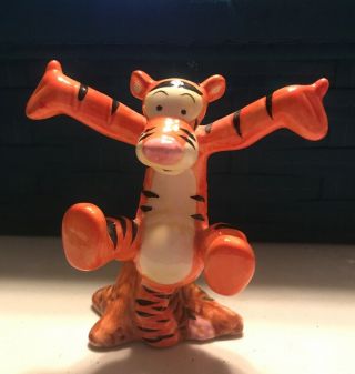 Vtg Walt Disney’s Winnie The Pooh Tigger’s Bounce Porcelain Ceramic Figurine