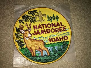 Boy Scout Bsa 1969 Idaho Deer Package National Jamboree Jacket Patch