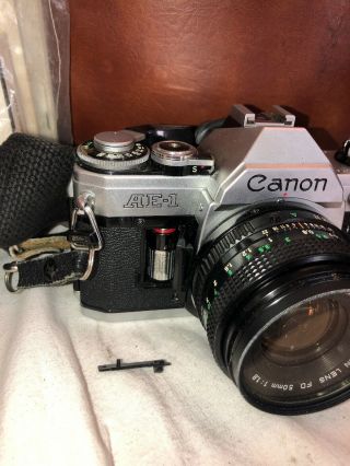 Vintage Camera Set Canon AE - 1 Camera with Lenses and Case 2