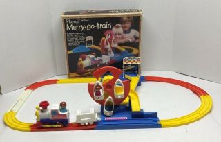 Merry - Go - Train @ Merry - Go - Copter Playrail Tomy Vintage Kid 