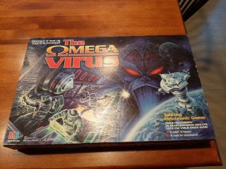 Complete Vintage 1992 Milton Bradley The Omega Virus Electronic Board Game