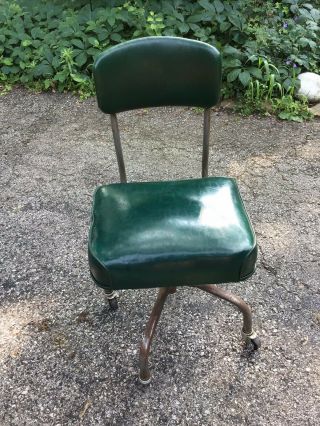 Vintage Green Steelcase Office Chair