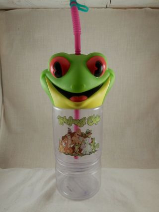 Rainforest Cafe Frog Drink Bottle & Snack Cup Travel Cup