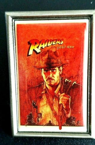 Disney Pin 5104 Indiana Jones Poster Pin - Raiders Of The Lost Ark 2001 Mgm