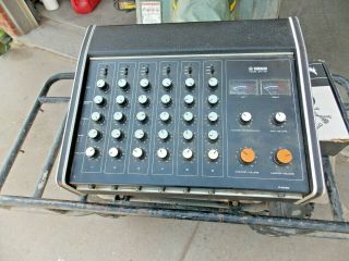 Vintage Yamaha Integrated Mixer Model Em - 100 6 Channel Check It Out