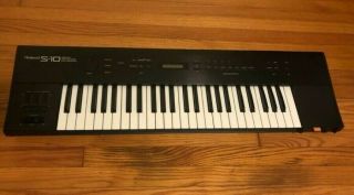 Roland Midi Digital Sampling/synthesizer Keyboard Model S - 10 Vintage Pro