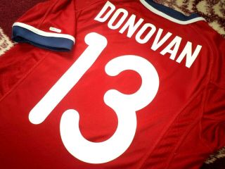 Jersey Us Landon Donovan Nike Usa 2000 (m) Shirt Soccer Usmnt Soccer Vintage Red