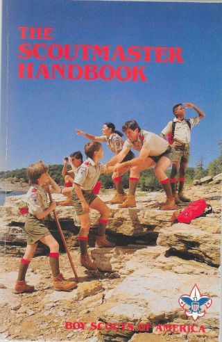 1992 The Scoutmaster Handbook Vintage Boy Scouts Of America Bsa Book 30m592