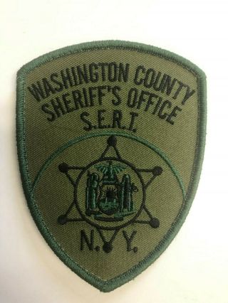 Washington County York Sheriffs Department Swat/sert Subdued Police Patch