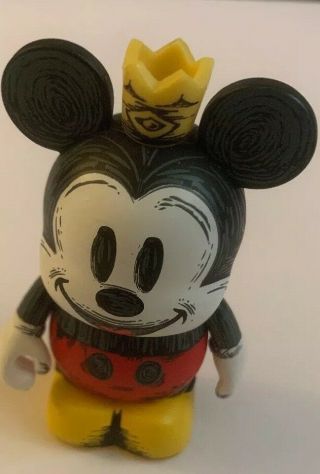 Disney Vinylmation 3 " D Tour Series 1 King Mickey Mouse