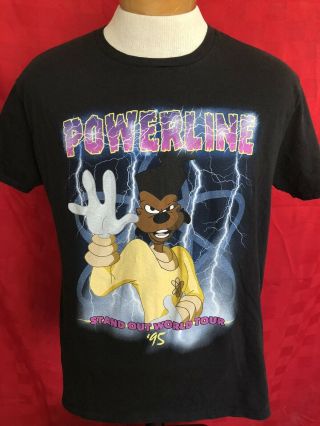 Classic 1995 Disney Powerline Stand Out World Tour Shirt Size Large Concert Goof