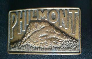 Must Have Philmont Scout Ranch Belt Buckle - Boy Scouts (bsa) Mexico Brass