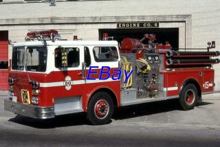 Providence,  Ri Fire Dept Slide: E - 15 1981/90 Maxim / Ranger