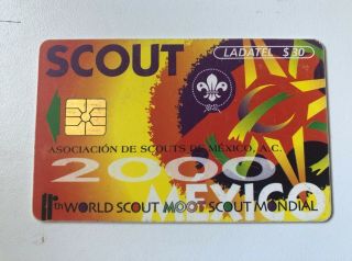 11th World Scout Moot,  Mexico 2000,  Souvenir Telephone Card