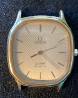 Vintage Men’s Omega De Ville Quartz 1336 Wrist Watch