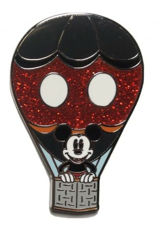 Disney Mickey Mouse Hot Air Balloon Adventure Is Out There Glitter Mystery Pin