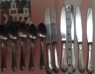 The BEVERLY HILLS HOTEL VINTAGE SERVICE FOR 6 Flatware Hotel Silver 2