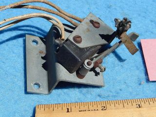 Rock - ola 1428 Mechanism Tone Arm Micro Switch & Lever Assembly 2