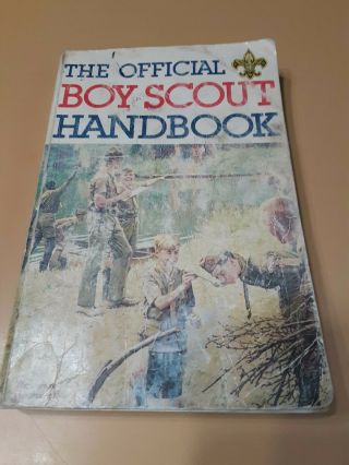 The Official Boy Scout Handbook 9th Edition Fifth Printing 1981 Bsa Scouting