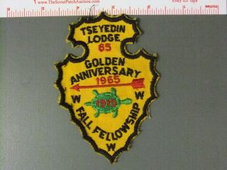 Boy Scout Oa 65 Tseyedin Lodge 1965 Event 6262jj